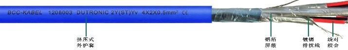雙絞雙<a href=http://www.zpfbw.com.cn/ target=_blank class=infotextkey>屏蔽電纜</a>常作為編碼器信號(hào)傳輸和伺服電機(jī)反饋電纜